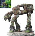 fazhongfa Fish Tank Decorations Star Wars Aquarium Accessories Small to Large Fish Tank Resin Decor for Betta Goldfish Hideouts Cave Hide Ornament Backgrounds (at-Small)