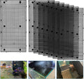 Plastic Egg Crate Grip Panel Fish Tank Divider Aquarium Divider Filter Bottom Fish Tank Isolation Board Egg Crate Tray (Black, 8pcs 11.8X5.9 Inch with 0.15 Inch Hole)