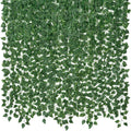 CQURE 72 Pack 504Ft Artificial Ivy Garland, Fake Vines UV Resistant Greenery Leaves Fake Plants Hanging Aesthetic Vines for Home Bedroom Party Garden Wall Room Decor