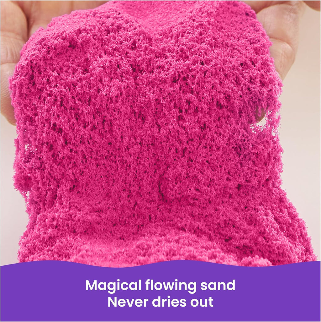 Kinetic Sand, 2lbs Pink Play Sand, Moldable Sensory Toys for Kids, Resealable Bag (Packaging May Vary), Holiday Gifts & Stocking Stuffers for Kids Ages 3 and up