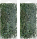 Woohome Static Grass Tuft Model Grass Tufts Railway Artificial Grass Bushy Tuft Flower Cluster Vegetation Groups for Model Train Landscape Railroad Scenery, Dark Green