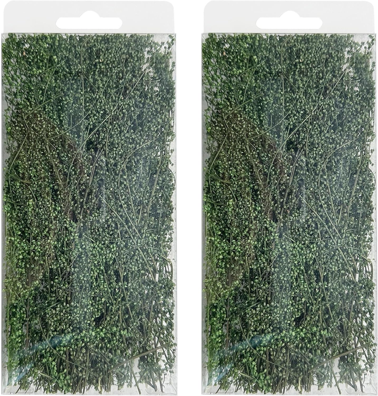 Woohome Static Grass Tuft Model Grass Tufts Railway Artificial Grass Bushy Tuft Flower Cluster Vegetation Groups for Model Train Landscape Railroad Scenery, Dark Green