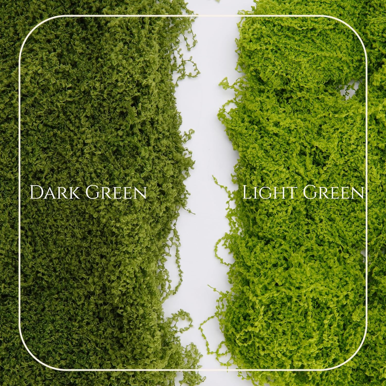 Fake Moss for Potted Plants Indoor, 7OZ Green Moss for Crafts - Realistic Faux Grass Decor for DIY, Terrariums, Fairy Gardens & Table Centerpieces Home Decor (Light Green)