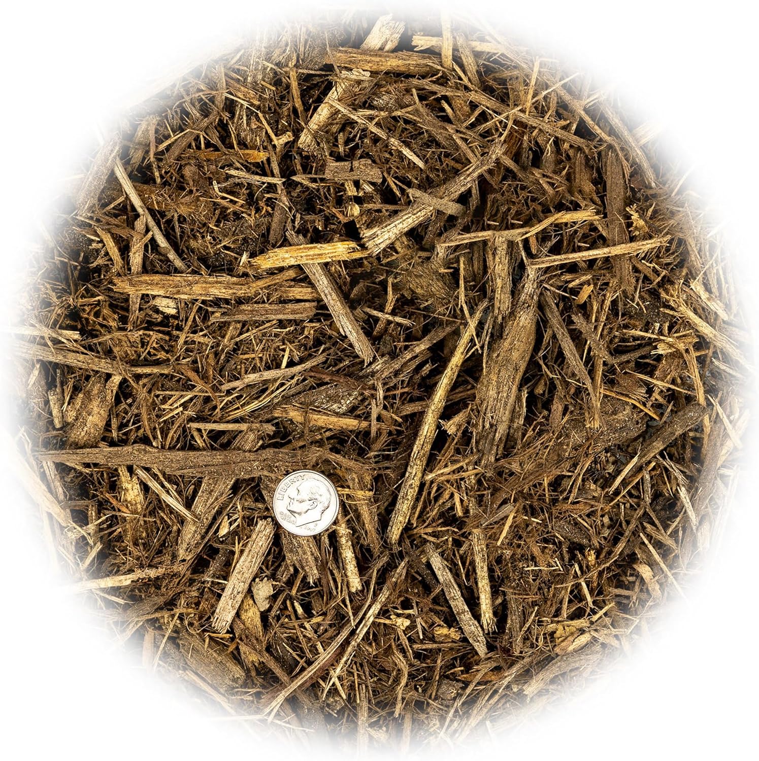 Gardenera Natural Mulch Cover - Naturally Suppress Weeds and Enhance Plant Growth - 4 QUARTS