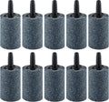 Pawfly Aquarium 1.2 Inch Air Stone Cylinder Bubble Diffuser Release Tool for Nano Air Pumps Small Buckets Fish Tanks and Outdoor Garden DWC Reservoirs, 10 Pack