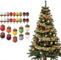 Tatuo 30 Pcs Christmas Felt Acorn Ornaments Colorful Wool Felt Acorn Pom Balls Mini Wool Acorns Bulk for DIY Xmas Crafts Christmas Tree Hanging Ornaments Party Favors Home Indoor Decor(Mixed Colors)