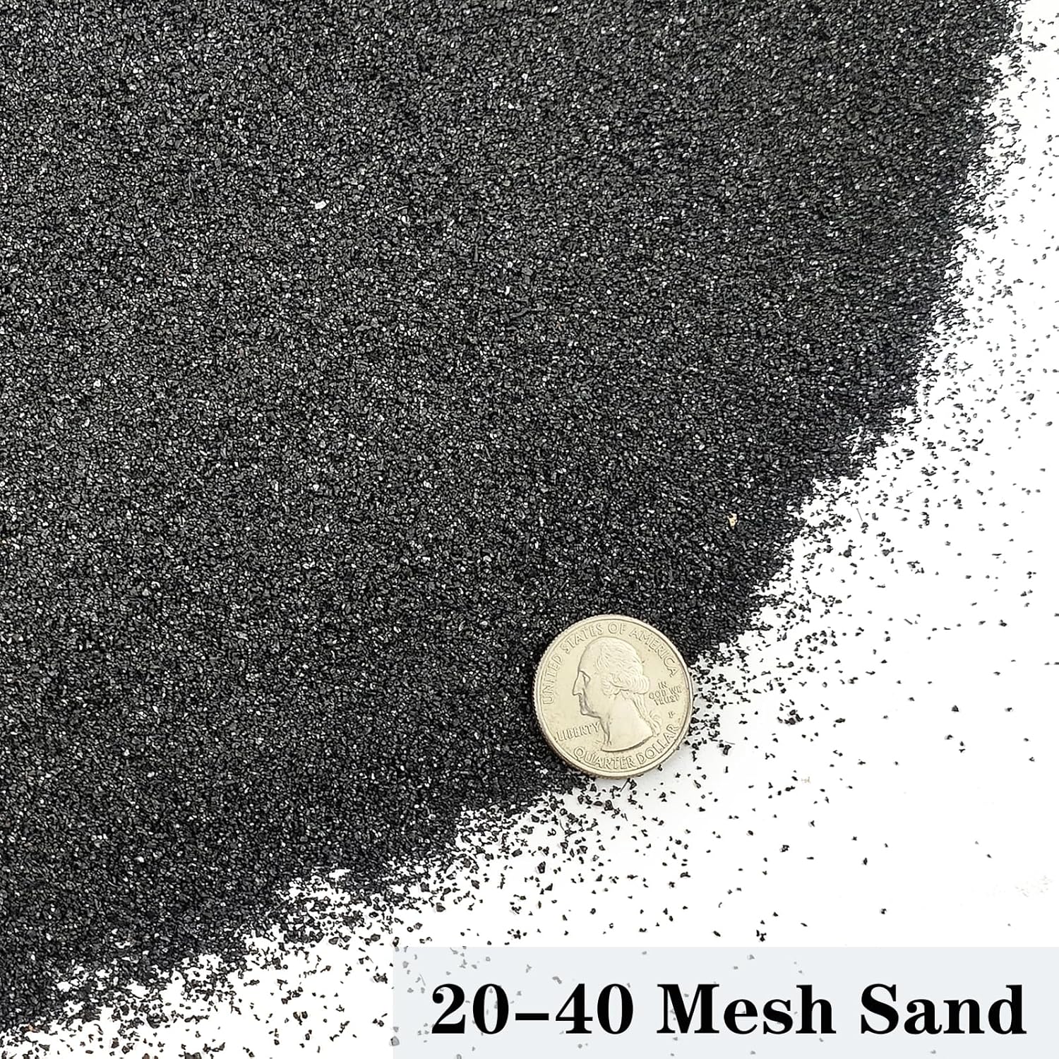 Aquarium Sand, 10lbs Black Fish Tank Sand, Aquarium Gravel Substrate for Aquascaping, Vivariums, Terrariums, Plants and Crafts