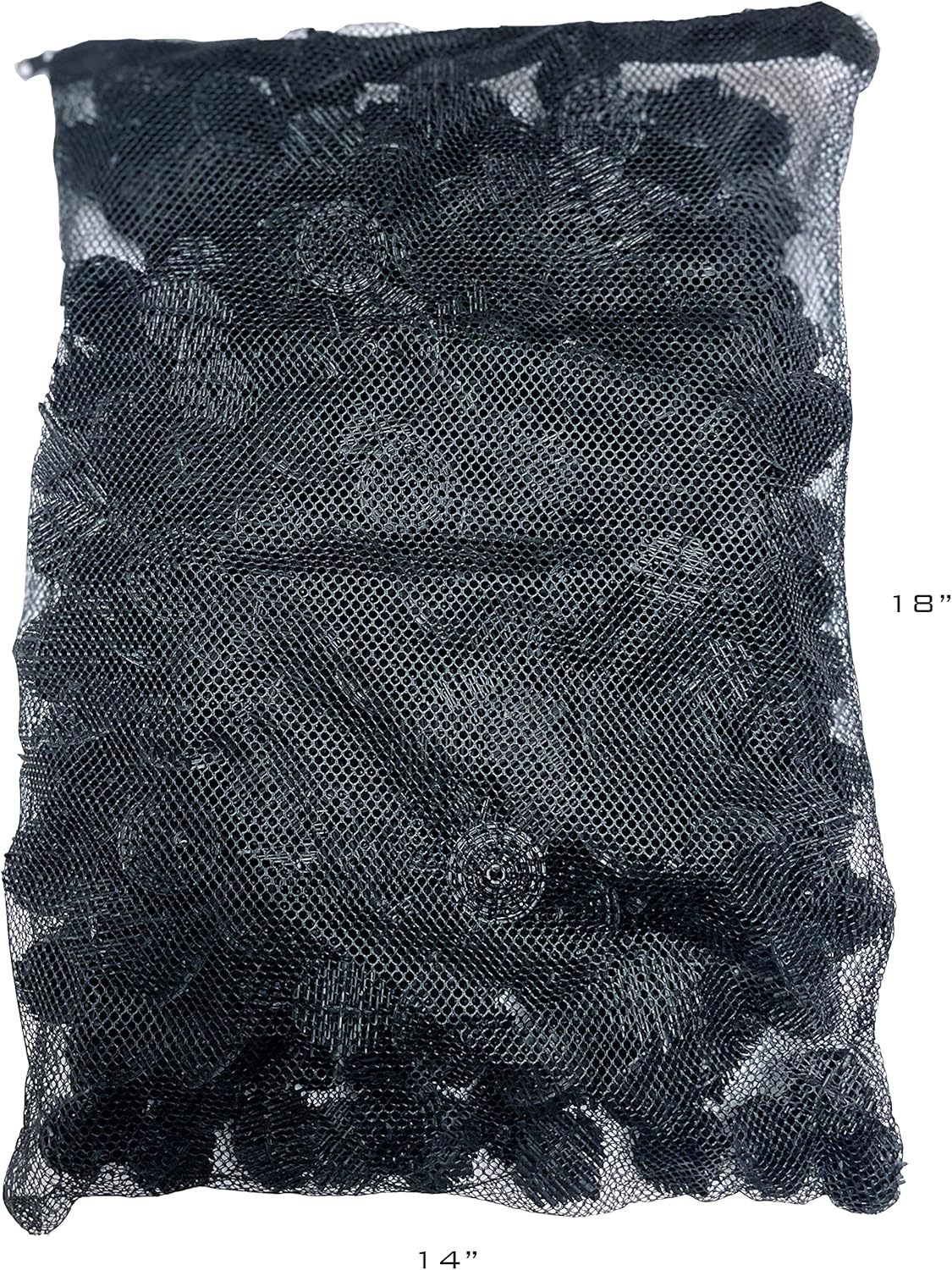 Aquarium Masters 300 Count 1.5 Inch Large Bio Balls Filter Media - Includes 18x14 Mesh Bag with Easy Access Zipper - Perfect Bio Balls for Pond Filter Media