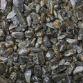 LAIDANLA Labradorite 1lb Crystal Polished Tumbled Stones Irregular Shaped Crystal Chips Bulk Natural Gemstone Aquarium Gravel Rocks Vase Filler Fish Tank Gravel Home Decoration