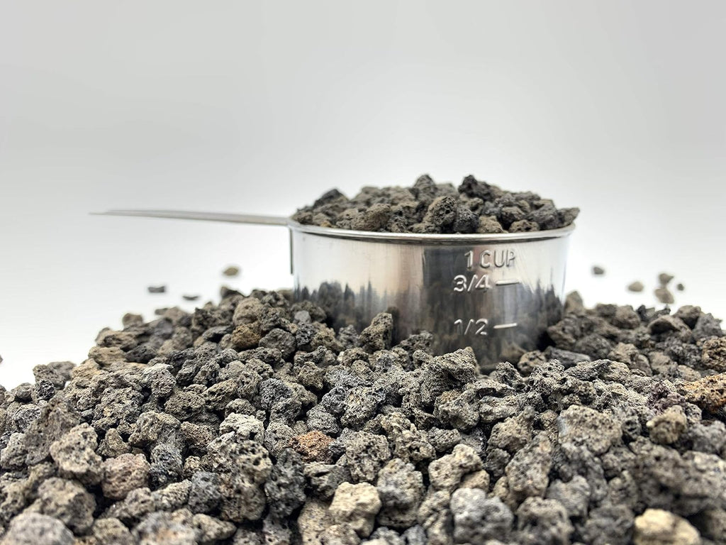 Black Lava Rock | 2 Quarts Bag | 1/4” Particle Size | Soil Aggregate for Bonsai, Cactus, Succulents, Aquariums, and More | Enables Optimal Drainage and Soil Aeration | The Bonsai Supply