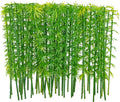 Woohome Model Miniature Bamboo Trees, Green Plastic Bamboo Trees for Building Model, Home Miniature Landscape Landform Diorama Project, 50 PCS, 5.9’’