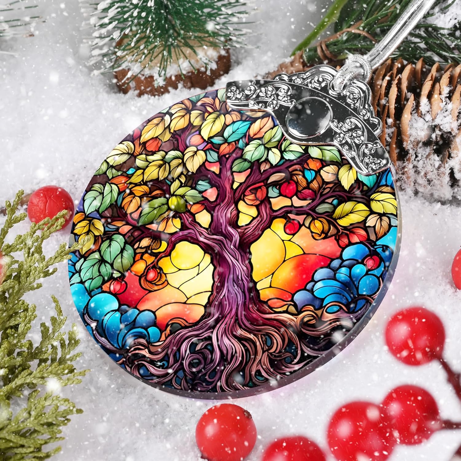Tree of Life Christmas Ornament - Tree Decor Gift - Holiday Keepsake - Stocking Stuffer