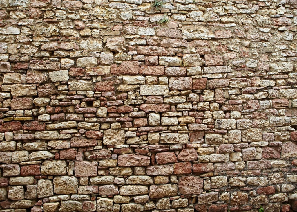 10x8ft Fabric Rustic Stone Wall Photography Backdrop Nostalgia Irregular Rock Brick Texture Background Birthday Party Decoration Kid Adult Artistic Portrait Seamless Scene Photo Shoot Props