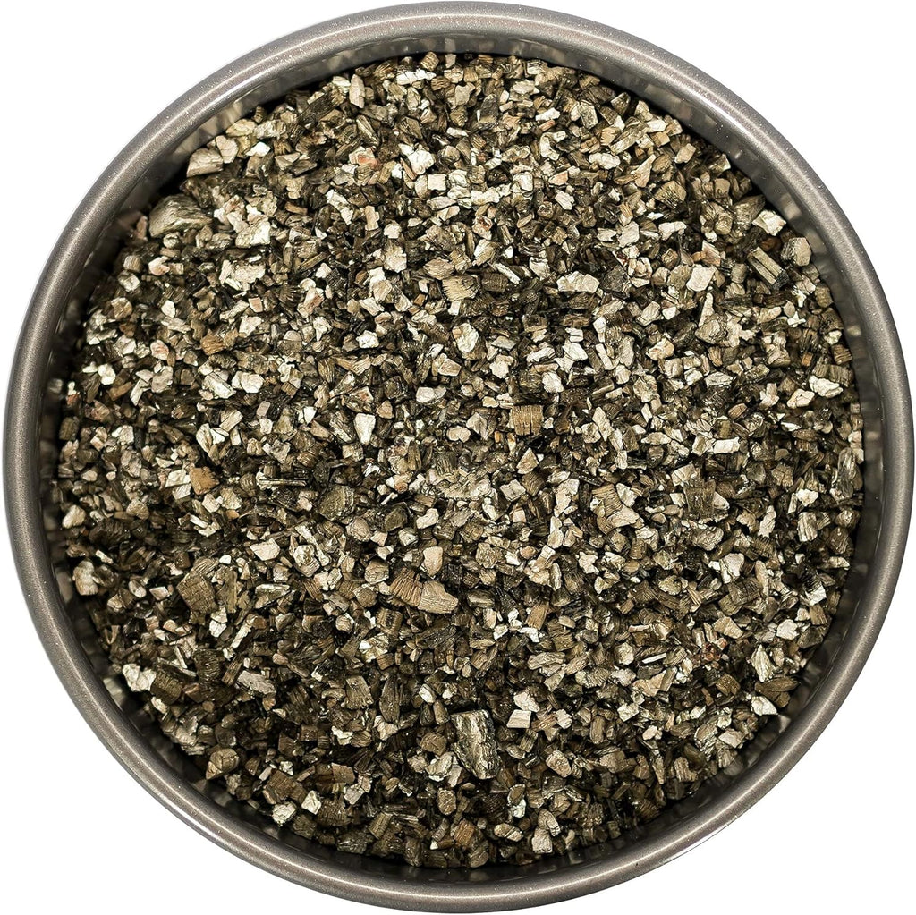 Horticultural Organic Vermiculite for Plants - Medium Grade - Natural Soil Additive for Gardening, Houseplants, Mushrooms, Potted Plants, Hydroponics, Terrariums (10 Quart)