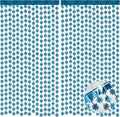 BRAVESHINE Blue Party Snowflake Backdrop - 2 Pack Hanging Foil Fringe Snow Flakes Party Streamers Curtain for Christmas Winter-Themed Frozen Birthday Baby Shower Holiday New Year Party Decorations