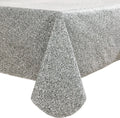 Walrus Heavy Duty Vinyl Tablecloth with Flannel Backing Waterproof Oil-Proof Plastic Table Cloth Stain-Resistant Wipeable Rectangle or Square Table Cover for Indoor and Outdoor (Grey, 60X102 Inch)