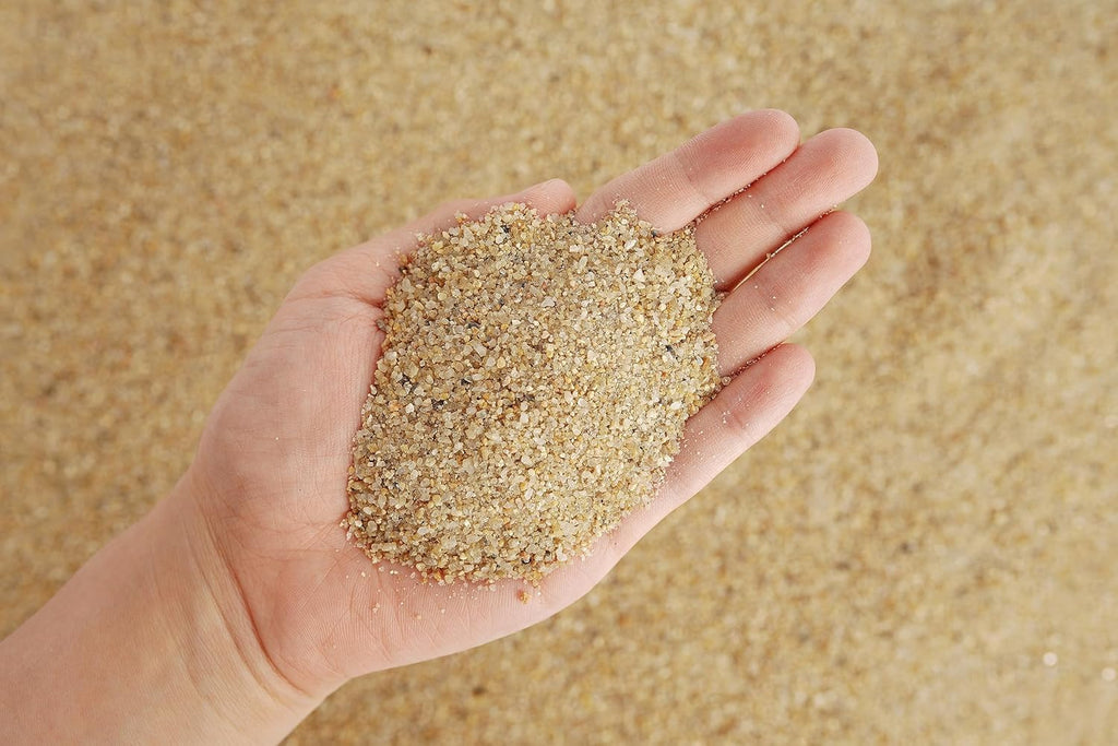 LANDEN Namale Aquarium Sand 22 lbs (6L), Super Natural for Aquarium Landscaping, Cosmetic Sand for Plant Tank, Fine Grain Natural Color River Sand for Freshwater or Blackwater Biotope Tank