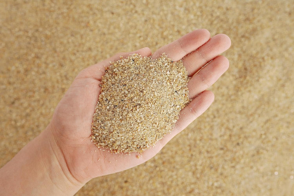 LANDEN Namale Aquarium Sand 44 lbs(12L), Super Natural for Aquarium Landscaping, Cosmetic Sand for Plant Tank, Fine Grain Natural Color River Sand for Freshwater or Blackwater Biotope Tank