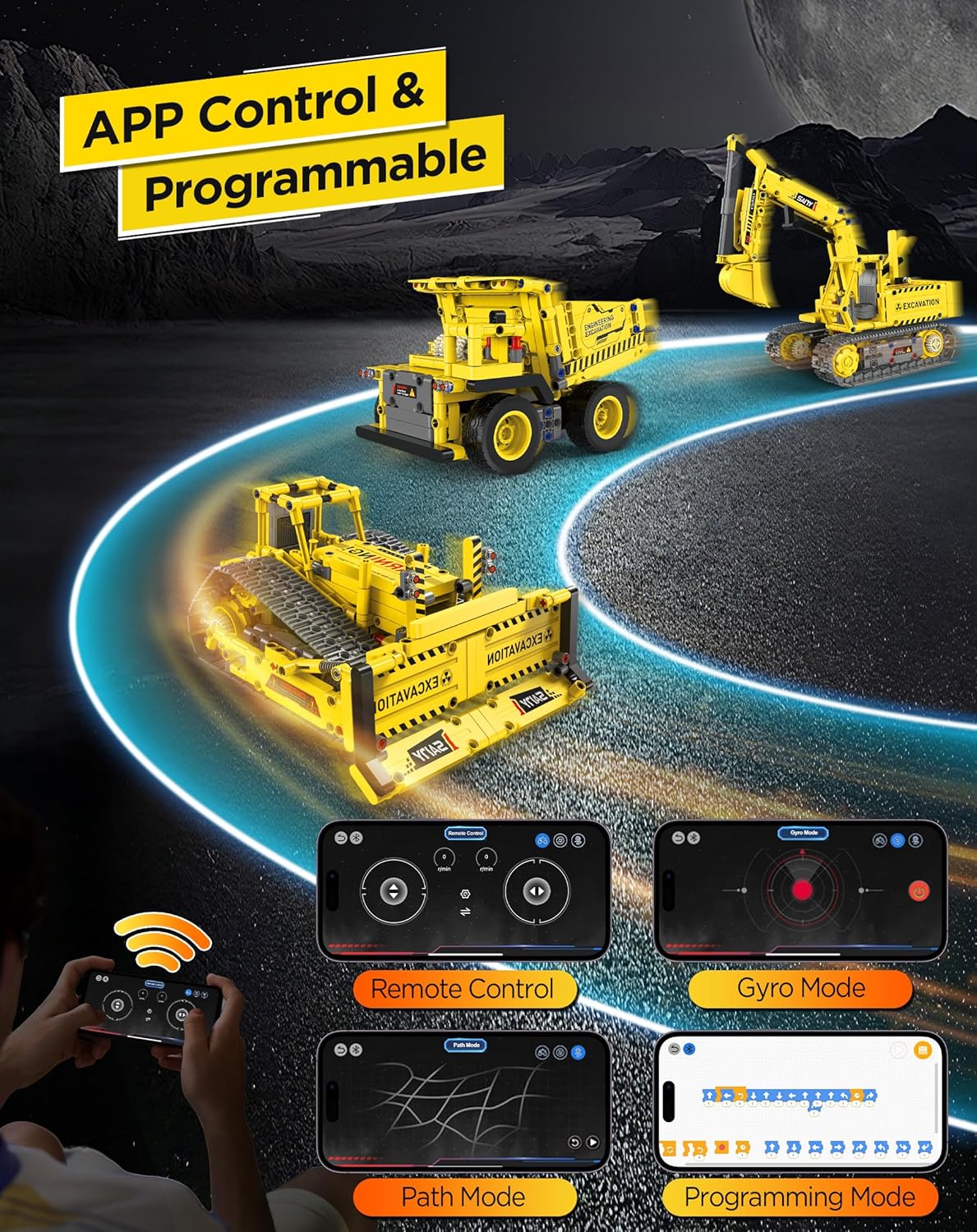 okk STEM Robot Toys for Kids 8-12, 5 in 1 APP & Remote Control Robot Building Kit, DIY Engineering Educational Coding Robotics kit, Programmable Building Toys for Boys Girls