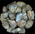 Crocon 2LB Labradorite Rough Bulk Natural Stone Raw Gemstone Tumbling Cabbing Polishing Mining Chakra Balancing Reiki Healing Good Luck Home Office Decor