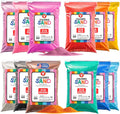 Hygloss Colored Sand for Crafts -12 Assorted Colors Bags - 3 lb Vibrant Colorful Fine Sensory Play Sand Art Kits for Kids - Classroom Activities for Children 3 4 5 6 7 8 9 10 11 12 - Safe for Ages 3+