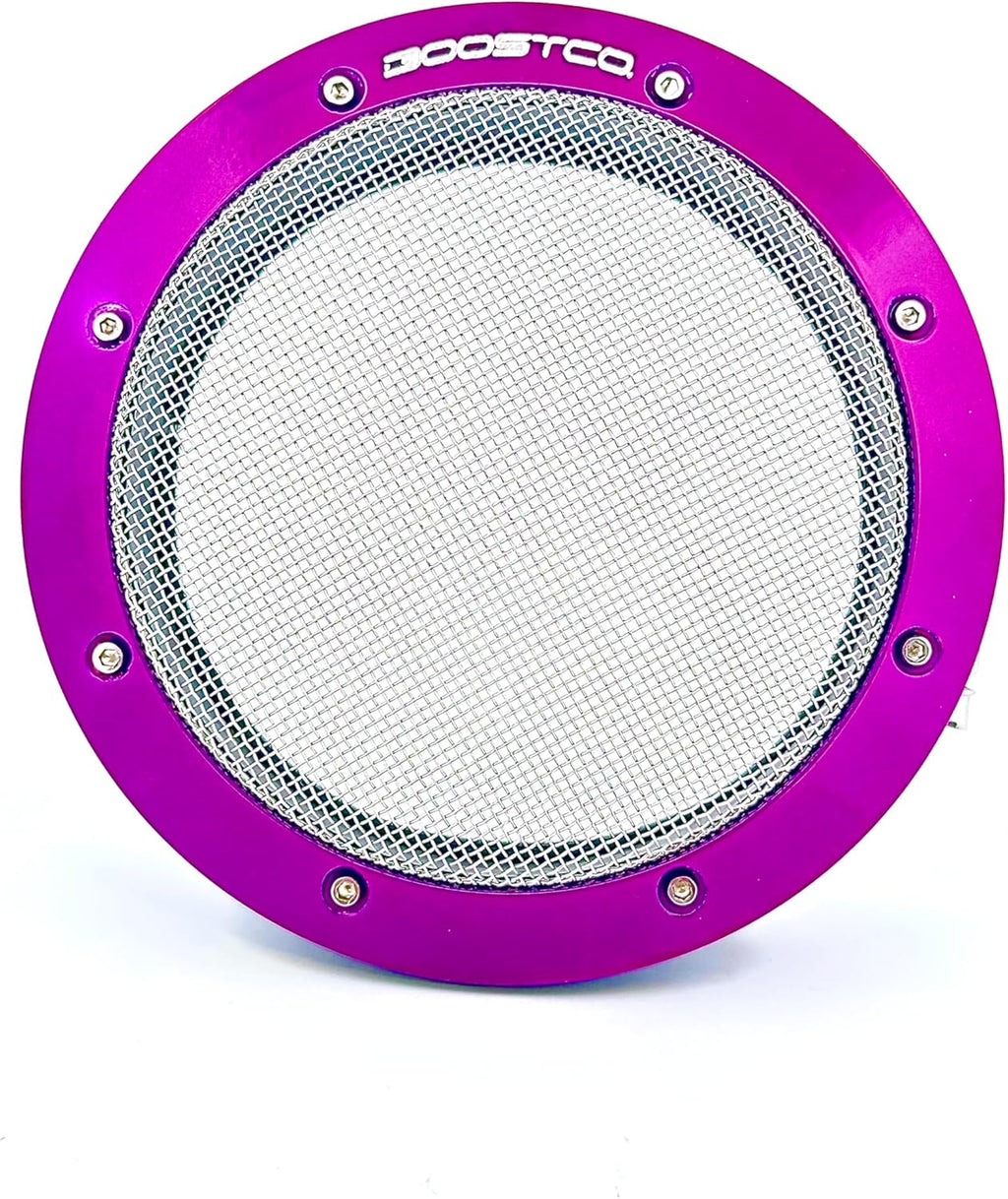 4" Turbo Inlet Screen – High Flow Stainless Mesh Filter – Cone Filter Replacement for Tight Bays & Race Builds – Street Version (Purple, 4 inch Inlet)