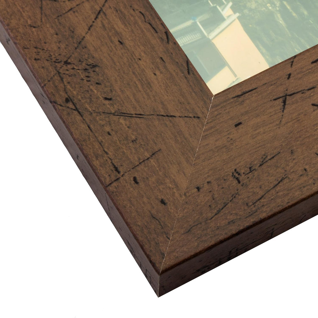 Craig Frames Bauhaus 200, 24x30 Picture Frame, Rustic Dark Walnut