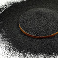 20 lbs Black Silica Sand. Decorative Aquarium Gravel Substrate for Fish Tank, Plants Potted, Fire Pits, Candle, Vase Filler and Crafts