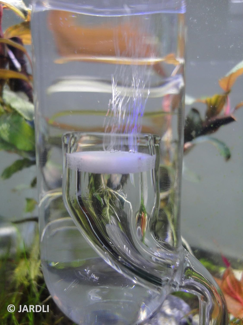 Glass Inline CO2 Atomizer Diffuser System for Aquarium Planted Tank (13mm for 12/16mm (1/2" i.d.) Hose)