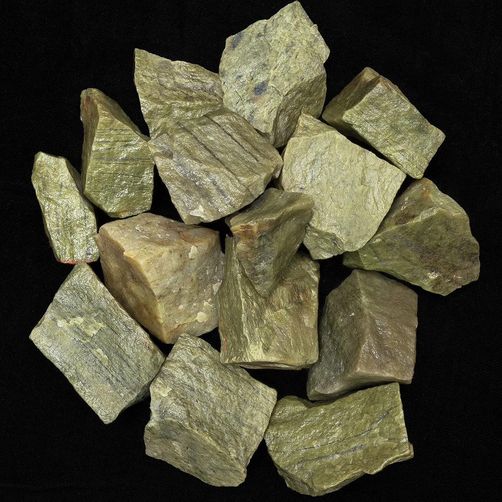 Crocon 1LB Vessonite Rough Bulk Natural Stone Raw Gemstone Tumbling Cabbing Polishing Gem Mining Chakra Balancing Reiki Healing Good Luck Home Office Decor
