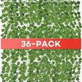 36 Pack 252 Feet Vines,Ivy,Ivy Garland,Fake Ivy,Fake Leaves,Ivy Vines,Artificial Vines,Green Vines,Leaves Room Decor,Vines for Bedroom,Wall Decor,Wedding Party