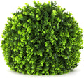 3rd Street Inn Topiary Ball - Artificial Topiary Plant - Wedding Decor - Indoor/Outdoor Artificial Plant Ball - Topiary Tree Substitute (15" LG (8-Pack), Wintergreen)
