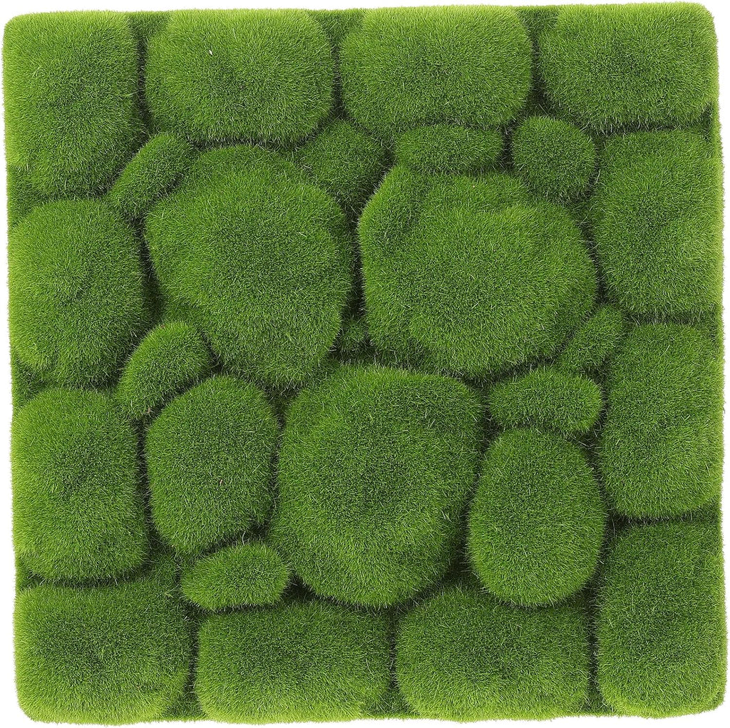 Artificial Moss Mat Wall Moss Panel DIY Synthetic Turf Landscape Artificial Grass Mats Lawn Carpet Wall Background Decor for Wedding Home Backyard Patio Balcony Decor