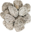 Stanbroil Light Weight White Lava Rock Granules - Natural Volcanic Rocks Decorative Landscaping Stones for Outland Living Bond Portable Fire Pit, Gas Log Set and Fireplace - 5 Pounds (2.7" - 4.7")