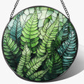 8'' Fern Plant Sun Catcher Ornament, Stained Glass Window Hanging, Sun Catchers for Windows Hanging Ornaments, Window Decor | Plant Lover Gifts, Housewarming Gifts