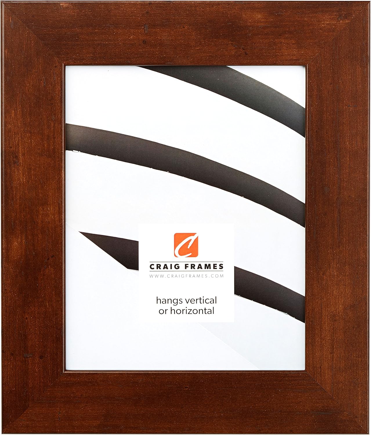 Craig Frames 74060 16 by 22-Inch Picture Frame, Smooth Wrap Finish, 2-Inch Wide, Mocha Brown