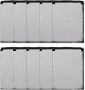 Aquarium Filter Media Bags, Fish Tank Fine Mesh Bag with Zipper Reusable Versatile 14 x 10 Inch, (Black, 10Pcs), Intended for Fish Tank/Aquarium/Pond/Activated Carbon/Ceramic Rings