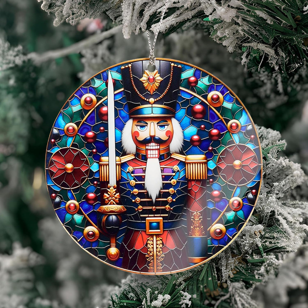 Nutcracker Ornaments for Christmas Tree, Nutcracker Ornaments, Christmas Ornaments 2025, Classic Nutcracker Soldier Design, Vintage Christmas Decoration, Elegant Holiday Ornament Gift for Home Décor