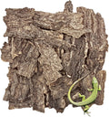 VCEPJH Reptile Bark Bedding,2 LB Natural Cork Bark for Reptiles Flat Cork Wood Terrarium Substrate Tank Supplies for Snake Spiders Bearded Dragons Hermit Crabs Geckos
