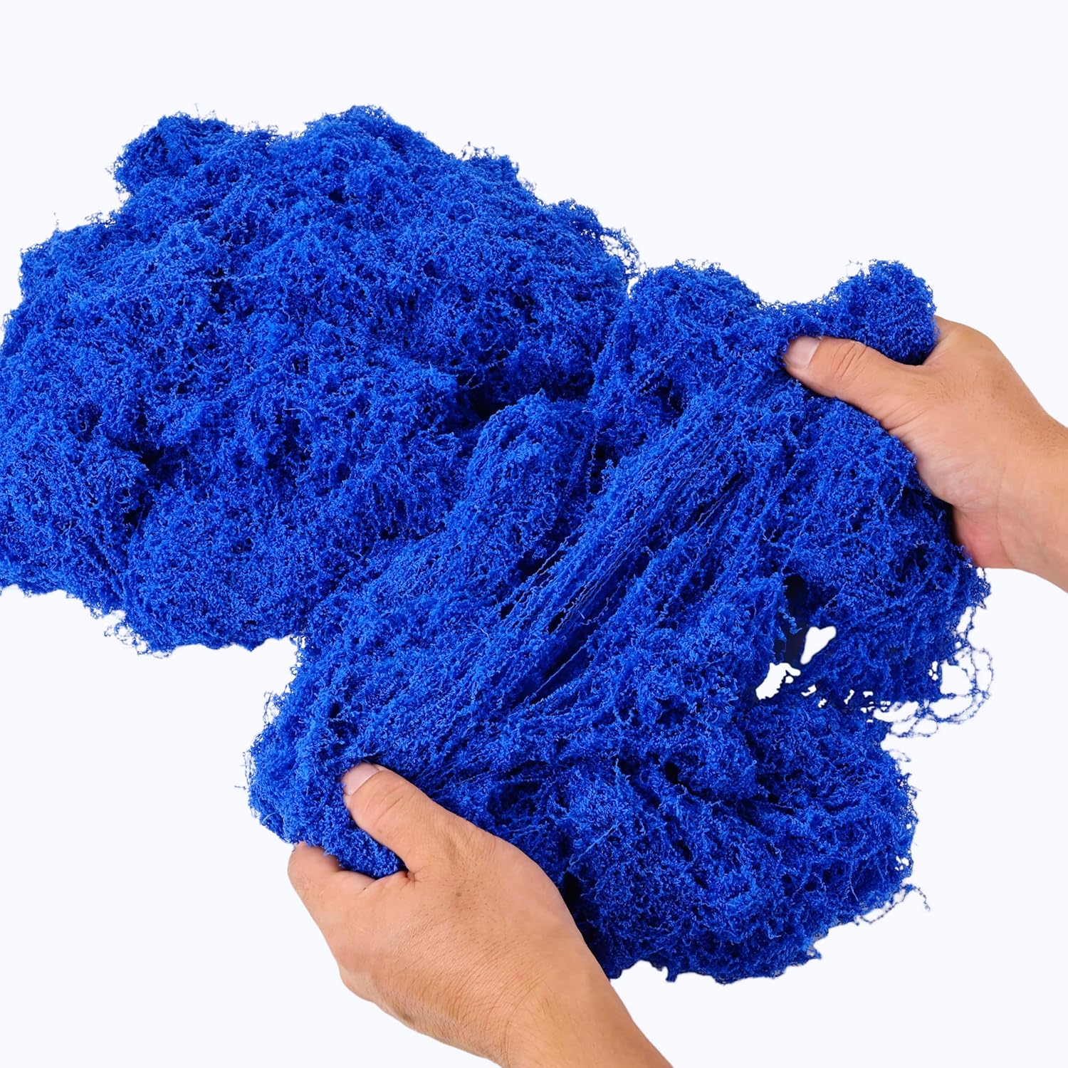 Caiyjhao Artificial Moss is Used for Dreamy Micro-Landscape, DIY Artificial Grass Decoration, Fairy Tale Garden Decoration, Indoor Planting and Flowerpot Home Decoration (Klein Blue3.5oz)
