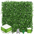 Artificial Hedge Grass Wall 20"x20"(12pcs), UV-Anti Green Wall Decor Backdrop, Fake Greenery Plant Wall Boxwood Panels for Privacy Fence Screen Outdoor Indoor Wedding Garden Backyard