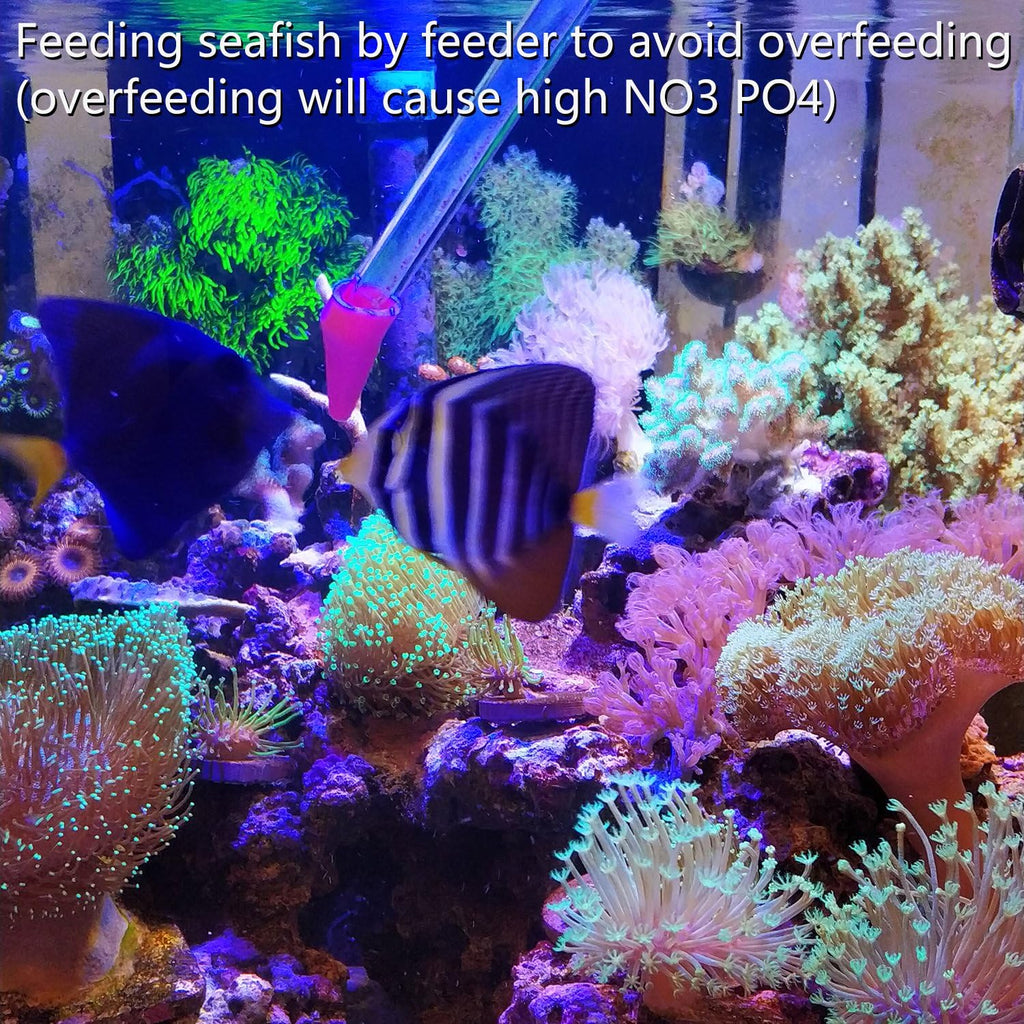 Aquarium Choice Coral Feeder Long Syringe Tube Upgraded Version 58CM/22.83Inch Length Two Units(Patented Product)
