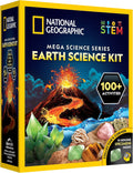 National Geographic Earth Science Kit – 100+ Science Experiments & Activities for Kids, Crystal Growing, Volcano Science Kit, Rock Collection, STEM Project Toy for Boys & Girls (Amazon Exclusive)