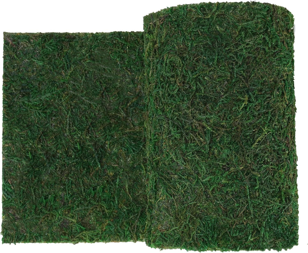 Byher Roll of Green Moss for Fairy Gardens Wedding Other Arts and Crafts (15.3x130cm (6" W x 51" L))
