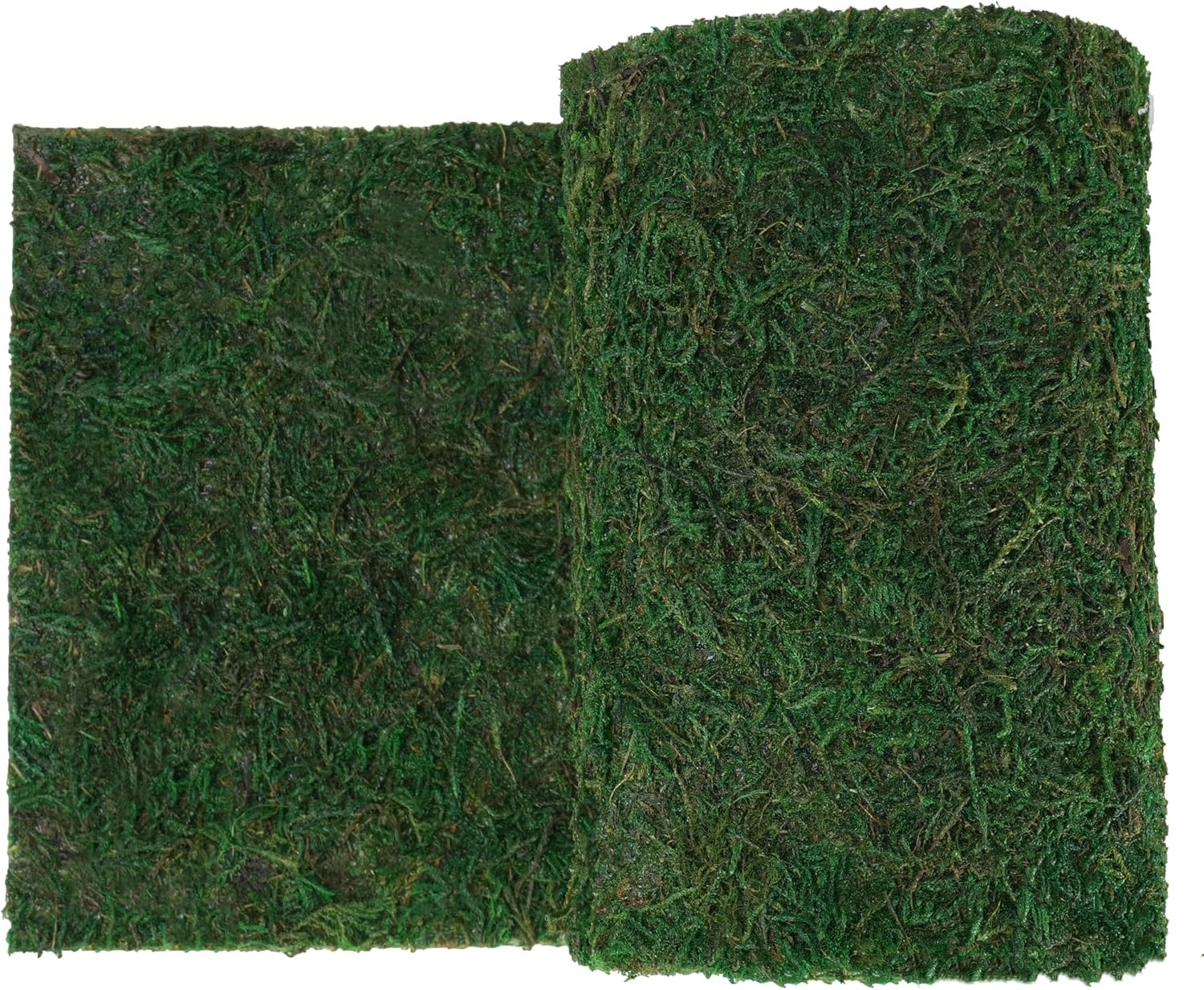 Byher Roll of Green Moss for Fairy Gardens Wedding Other Arts and Crafts (15.3x130cm (6" W x 51" L))