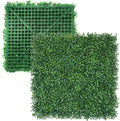 Artificial Boxwood Hedge Wall Panel, Green, UV Protected Privacy Screen, Faux Plant Garden Decor for Indoor Outdoor