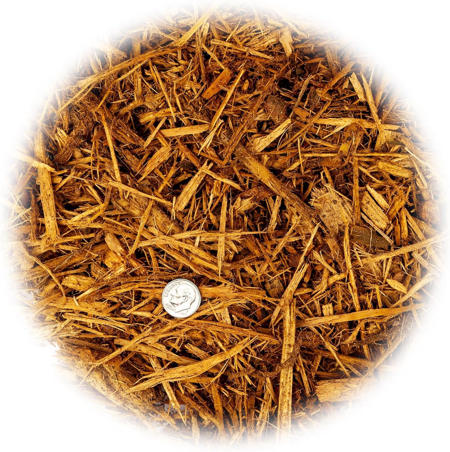 Gardenera Organic Yellow Mulch - Nurture Your Plants with Natural Nutrients - 20 QUARTS