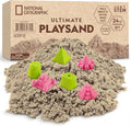 National Geographic Moon Sand - 24 Lbs. of Play Sand with Castle Molds (Natural) - A Fun No Mess Sensory Activity, Kids Play Set, Sensory Bin Filler