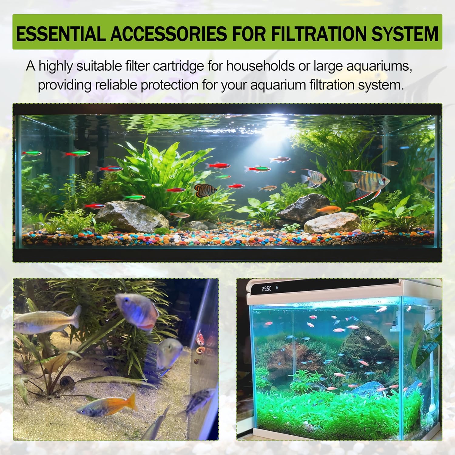 A20015 Ribbed Aquarium Tubing for Fluval 305-407 Canister Filter Hose，9.8Ft