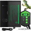 VIVOSUN Reptile Heating Pad 8x18 Inch with Thermostat Combo Under Tank Terrarium Heating Mat for Turtles, Lizards, Frogs, and Other Reptiles